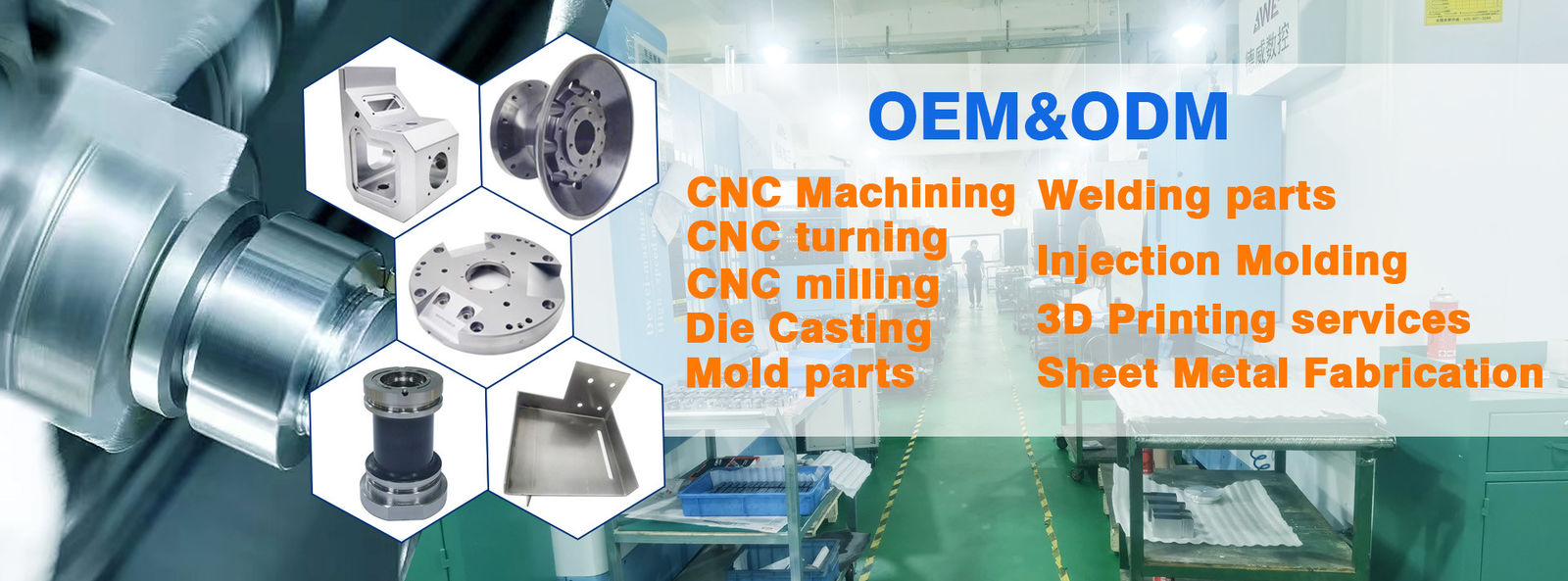 ποιότητας Τμήματα στροφής CNC εργοστάσιο